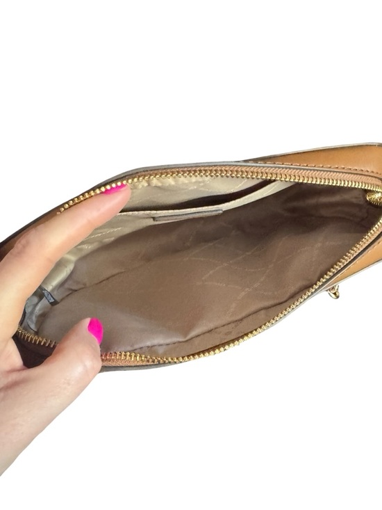 Michael Kors Jet Set Large Woven Crossbody Bag ✨🖤 EUC - Picture 4 of 4